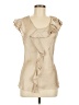 Sunny Leigh 100% Polyester Tan Sleeveless Blouse Size M - photo 1