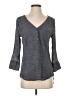 Fred David Gray 3/4 Sleeve Blouse Size S - photo 1