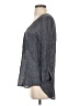 Fred David Gray 3/4 Sleeve Blouse Size S - photo 5