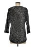 INC International Concepts Animal Print Gray Pullover Sweater Size M - photo 2