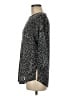 INC International Concepts Animal Print Gray Pullover Sweater Size M - photo 5