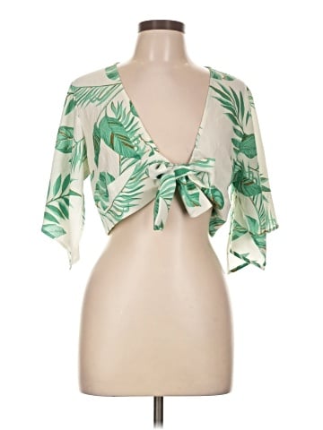 JOA Short Sleeve Blouse (view 1)