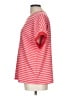 Unbranded Stripes Red Short Sleeve Top Size L - photo 5
