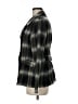 Democracy Plaid Gray Coat Size 8 - photo 5