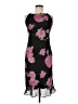 Reference 100% Polyester Floral Black Cocktail Dress Size M - photo 1