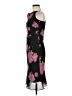 Reference 100% Polyester Floral Black Cocktail Dress Size M - photo 5