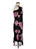 Reference 100% Polyester Floral Black Cocktail Dress Size M - photo 4