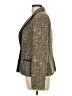 Trina Turk 100% Polyester Tweed Gold Blazer Size 12 - photo 5