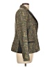 Trina Turk 100% Polyester Tweed Gold Blazer Size 12 - photo 4
