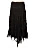 Etcetera 100% Silk Black Silk Skirt Size 6 - photo 1