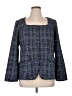 Montgomery Post Tweed Blue Blazer Size 1X - photo 1