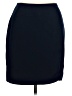 DressBarn 100% Polyester Solid Blue Casual Skirt Size 16 - photo 1