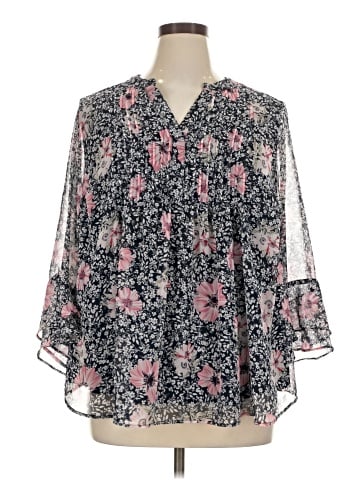Charter Club 3/4 Sleeve Blouse (view 1)