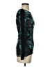 FUZZI 100% Nylon Teal Long Sleeve Top Size XS - photo 4