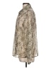 Jordan 100% Polyester Animal Print Gold Long Sleeve Blouse Size L - photo 5