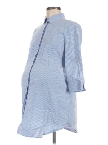 Isabella Oliver 3/4 Sleeve Button-Down Shirt (view 1)