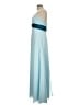 Alfred Angelo 100% Polyester Solid Blue Cocktail Dress Size 10 - photo 5