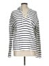 J.Crew Factory Store 100% Cotton Silver Pullover Sweater Size L - photo 1