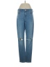 7 For All Mankind Hearts Blue Jeans Size 27 waist - photo 1