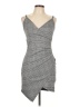 Popular Basics Houndstooth Gray Cocktail Dress Size L - photo 1
