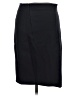 Theory Solid Black Casual Skirt Size 8 - photo 2