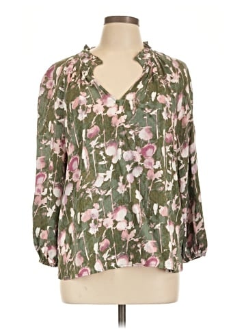 Caslon 3/4 Sleeve Blouse (view 1)