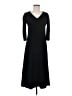 Max Mara Solid Black Casual Dress Size 6 - photo 1