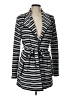 Tart Collections Stripes Gray Blazer Size L - photo 1