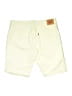 Levi's Solid Yellow Khaki Shorts Size 14 - photo 2