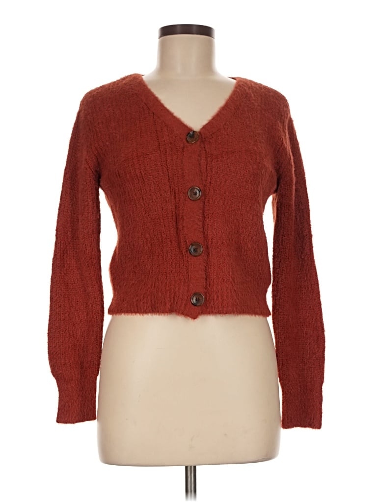 Pre-owned Love Tree Cardigan Sweater In Brown