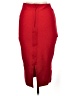 Gracia 100% Polyester Solid Red Formal Skirt Size M - photo 2