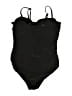 Unbranded Solid Black One Piece Swimsuit Size XXL - photo 2
