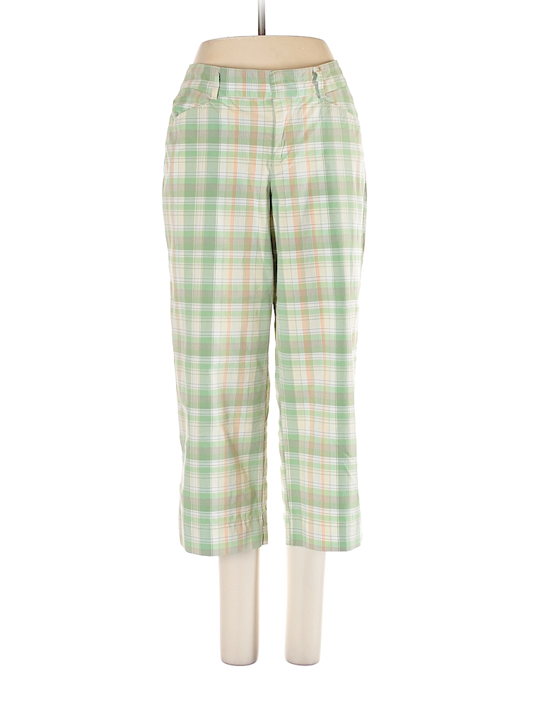 light green plaid pants