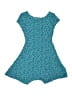Mudd 100% Rayon Hearts Teal Dress Size 8 - photo 1
