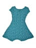 Mudd 100% Rayon Hearts Teal Dress Size 8 - photo 2