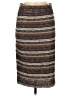 BCBGeneration Stripes Brown Casual Skirt Size M - photo 1