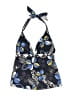 Jag Print Blue Swimsuit Top Size S - photo 1