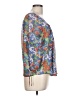 LC Lauren Conrad 100% Polyester Blue 3/4 Sleeve Blouse Size L - photo 4