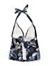 Jag Print Blue Swimsuit Top Size S - photo 2