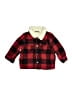 Old Navy 100% Cotton Plaid Red Coat Size 12-18 mo - photo 1