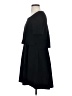 Madewell 100% Polyester Solid Black Casual Dress Size 0 - photo 5