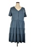 White Mark Blue Casual Dress Size 2X - photo 1