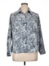 Studio Works Paisley Blue Long Sleeve Button-Down Shirt Size 1X - photo 1
