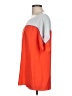 Giani Bernini Color Block Orange Short Sleeve Top Size L - photo 5