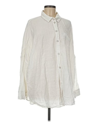 American Eagle Outfitters Long Sleeve Button-Down Shirt (view 1)