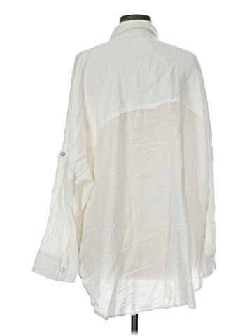 American Eagle Outfitters Long Sleeve Button-Down Shirt (view 2)