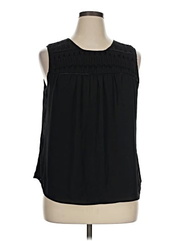 Pale Sky Sleeveless Blouse (view 1)