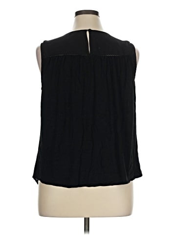 Pale Sky Sleeveless Blouse (view 2)