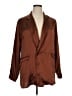 Silk Laundry Brown Silk Blazer Size XL - photo 1