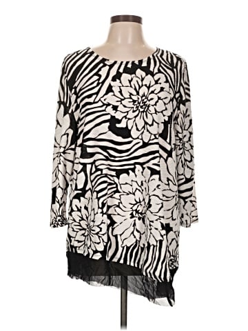 Travelers by Chico's 3/4 Sleeve Blouse (view 1)